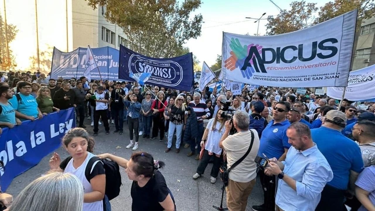 Adicus levanta el paro en la UNSJ, pero la lucha continúa a nivel nacional